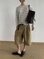 Шорты «MION Pleated A-Line Shorts» — изображение 3