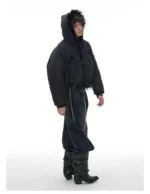 Ботинки «JCAESAR Pleated Collar Leather Knight Boots» — изображение 9