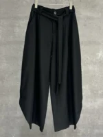 Брюки «BKYC Studio Lace-Up Scimitar Wide Leg Trousers» — изображение 5