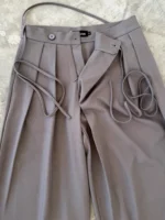 Брюки «BKYC Studio Tie-Waist Wide Leg Trousers» — изображение 6
