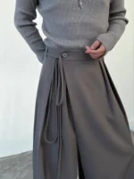 Брюки «BKYC Studio Tie-Waist Wide Leg Trousers» — изображение 8