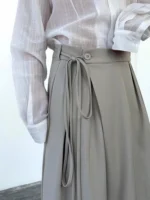 Брюки «BKYC Studio Tie-Waist Wide Leg Trousers» — изображение 9
