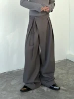 Брюки «BKYC Studio Tie-Waist Wide Leg Trousers» — изображение 13