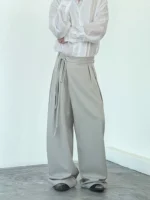 Брюки «BKYC Studio Tie-Waist Wide Leg Trousers» — изображение 15
