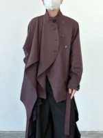 Пальто «BKYC Studio Asymmetric Lace-Up Short Coat» — изображение 4