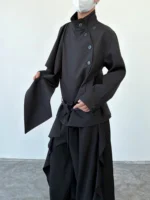 Пальто «BKYC Studio Asymmetric Lace-Up Short Coat» — изображение 7