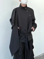 Пальто «BKYC Studio Asymmetric Lace-Up Short Coat» — изображение 8