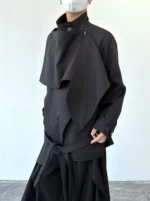 Пальто «BKYC Studio Asymmetric Lace-Up Short Coat» — изображение 9