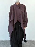 Пальто «BKYC Studio Asymmetric Lace-Up Short Coat»
