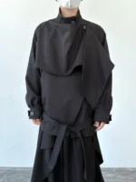 Пальто «BKYC Studio Asymmetric Lace-Up Short Coat» — изображение 3
