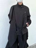 Пальто «BKYC Studio Asymmetric Lace-Up Short Coat» — изображение 5