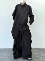 Пальто «BKYC Studio Asymmetric Lace-Up Short Coat» — изображение 6
