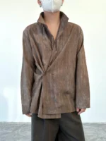 Рубашка «BKYC Studio Asymmetric Wrap Collar Shirt» — изображение 2