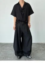 Рубашка «BKYC Studio Asymmetrical Layered Short Sleeve Shirt» — изображение 7