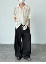 Рубашка «BKYC Studio Hollow-Out Cuban Collar Shirt» — изображение 6