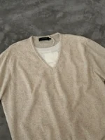 Футболка «BKYC Studio Layered V-Neck Knit T-Shirt» — изображение 8
