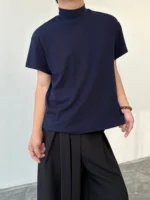 Футболка «BKYC Studio Mock Neck Short Sleeve T-Shirt» — изображение 6