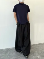 Футболка «BKYC Studio Mock Neck Short Sleeve T-Shirt» — изображение 11